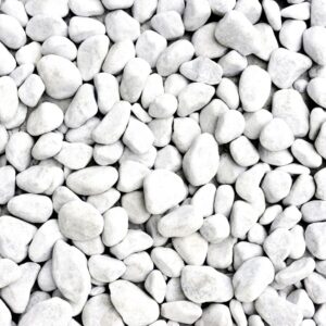 Galet Blanc marbre Carrare 15/20 800kg